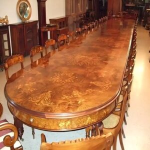 Bespoke Monumental 11m Dining / Conference Table With 36 Chairs