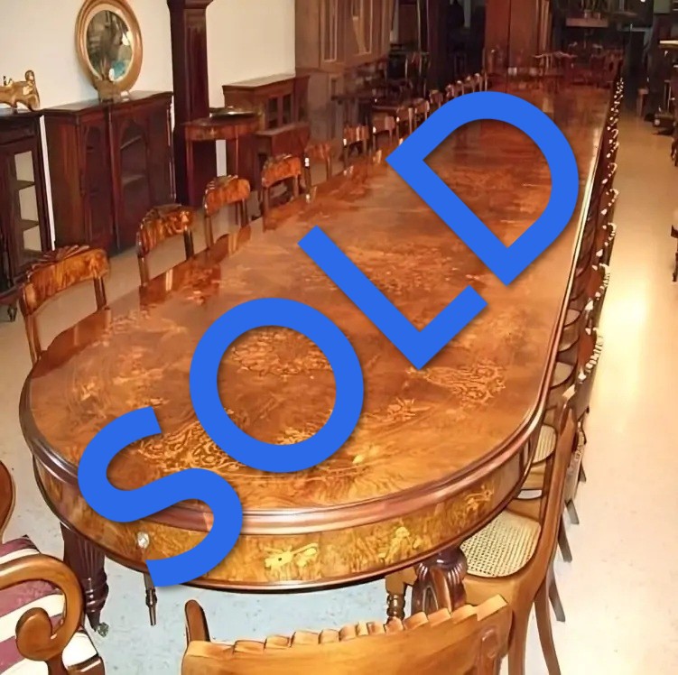 Bespoke Monumental 11m Dining / Conference Table With 36 Chairs