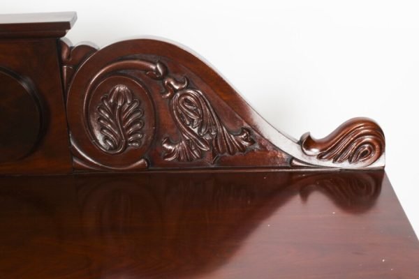 Antique Victorian Pedestal Sideboard - Image 3