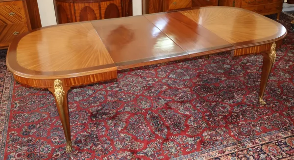 Late 19th Century French Bronze Mounted Kingwood Dining Room Set - Image 3