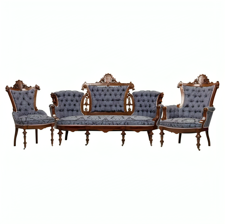 antique lounge suite, living room furniture