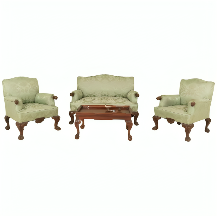antique lounge suite, living room furniture