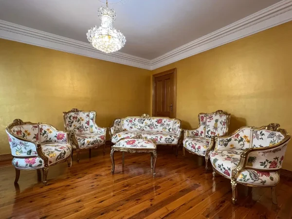 Antique French Gold Gilt Lounge Suite - Image 2