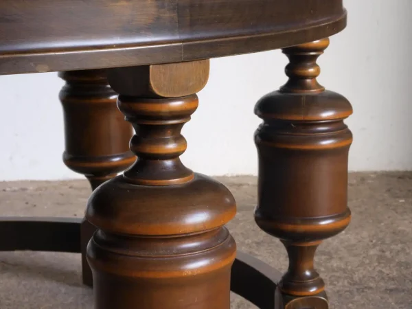 Art Deco Danish Round Top Coffee Table - Image 4