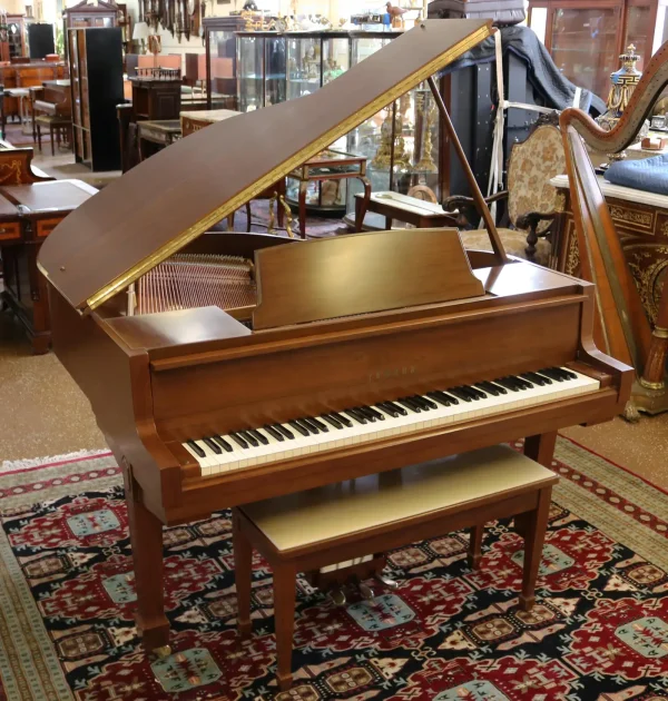1968 Walnut Yamaha G0 Baby Grand Piano - Image 2