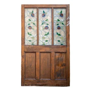 antique stained glass doors