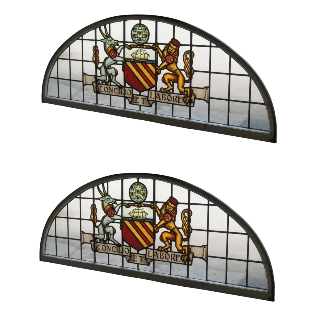 Heraldic stained glass for sale Durban