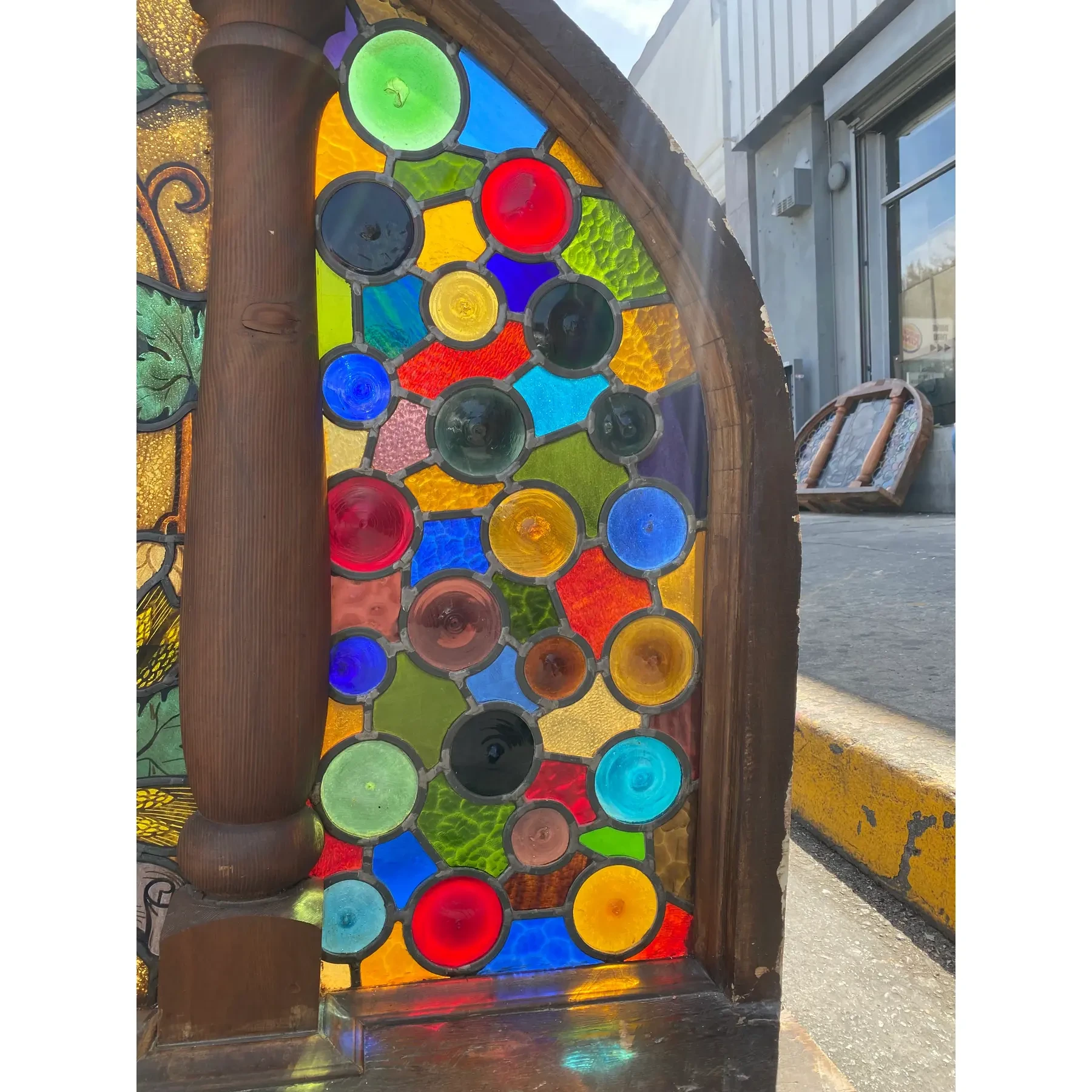 Decorative stained glass for sale Parys