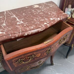 Antique rosewood Louis XV commode with marble top for the bedroom Plettenberg Bay