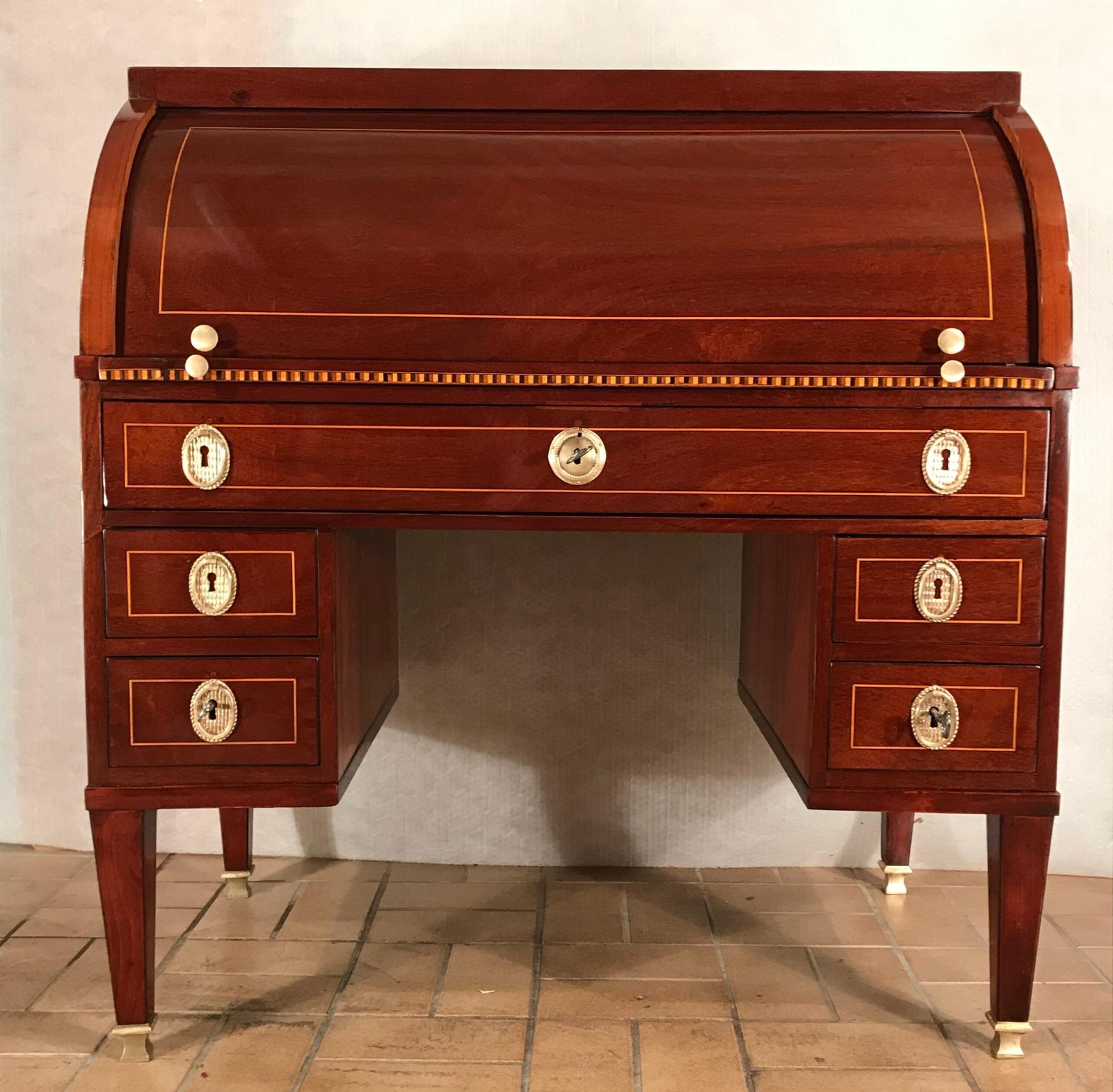 Antique mahogany rolltop desk for sale Roodepoort