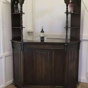 Antique carved oak cocktail bar Stellenbosch