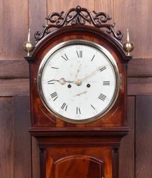 Early 19th Century Scottish Mahogany Longcase Clock, John Adamson of Anstruther