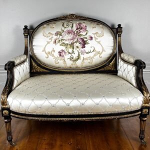 Antique gilt love seat for sale George