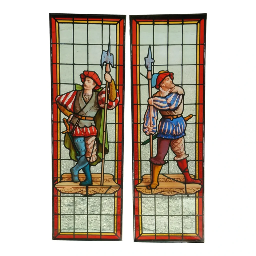 Stained glass window pair for sale Vereeniging