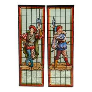 Stained glass window pair for sale Vereeniging