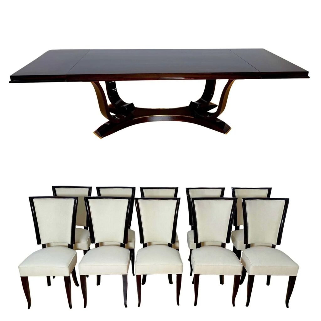 Art Deco dining table and chairs Johannesburg