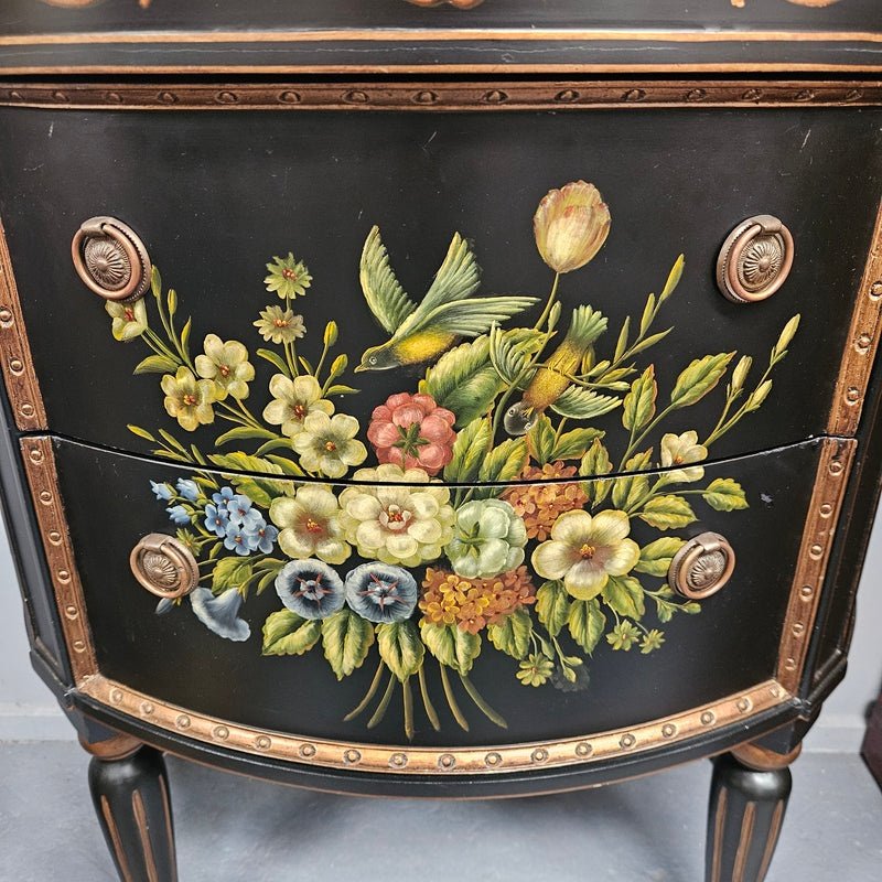 French style ebonised painted chest of drawers for the bedroom Hermanus