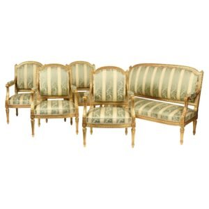 Louis XVI giltwood salon set Pretoria
