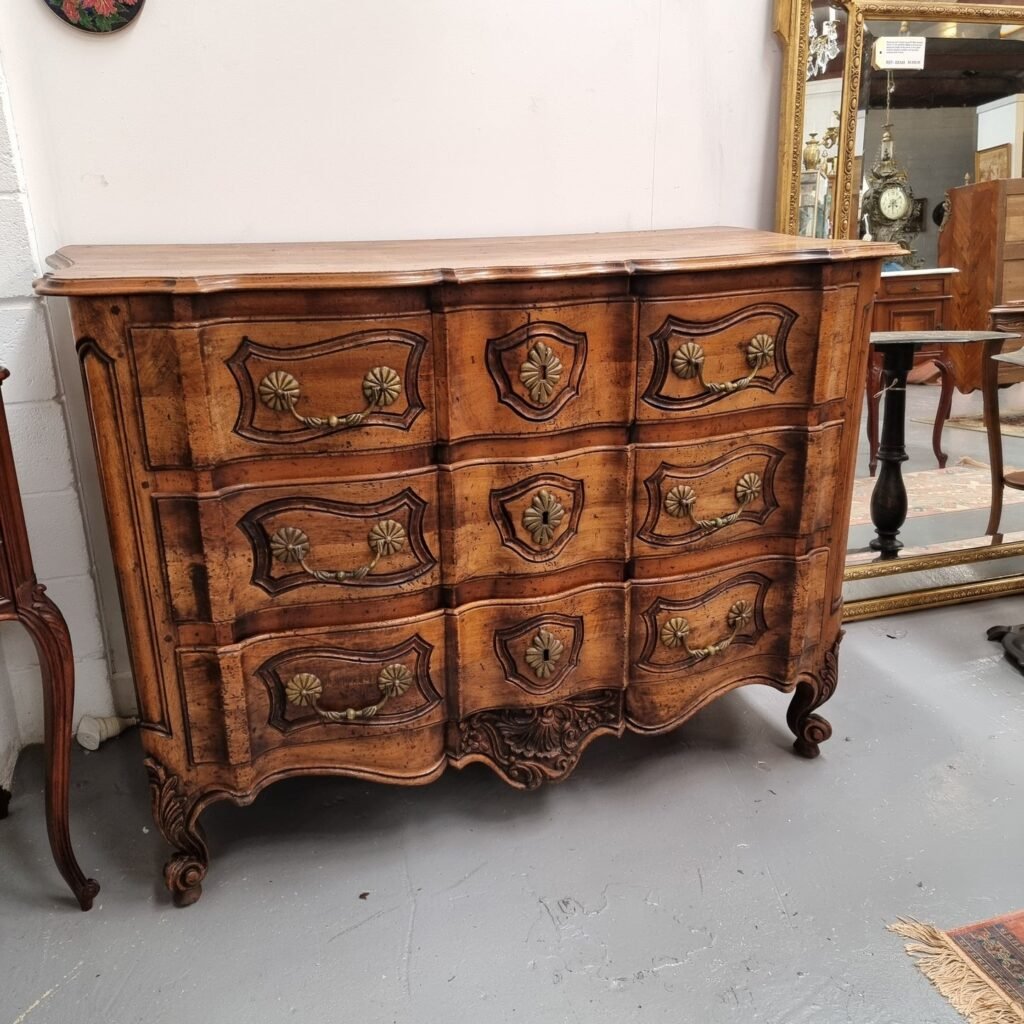 Antique French Louis XV style walnut chest for the bedroom Knysna