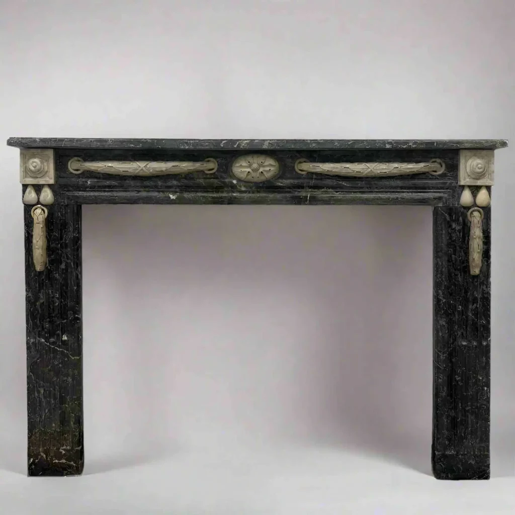 antique marble fireplace