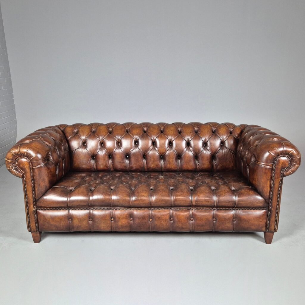 ntique tan Chesterfield sofa Stellenbosch