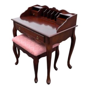 Vintage secretary desk with matching stool and compact design Pretoria